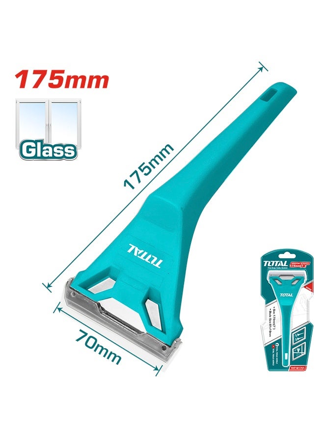 توتال تولز مكشطة نوافذ توتال مقاس 7 بوصات (175 مم) بشفرة 61 × 19 مم | تتضمن شفرة سكين تشذيب واحدة | مثالية لإزالة الطلاء الزائد والملصقات والبقايا من الأسطح الزجاجية - Image 3