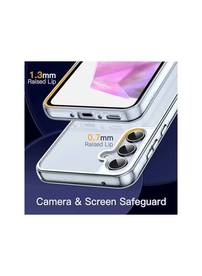 Jetech Case for Galaxy A35 5G, Non-Yellowing Shockproof Bumper Protective Phone Cover, Anti-Scratch Hard PC Back (Clear) - Image 5