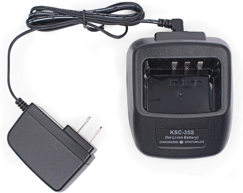 Accessoryway Replace KSC-35S Rapid Charger Compatible for Kenwood TK-3400 TK-2200LP TK-2300VP TK2400 TK-3200L TK-3302UK Radio Battery knb-45l knb-65l knb-63l - Image 1