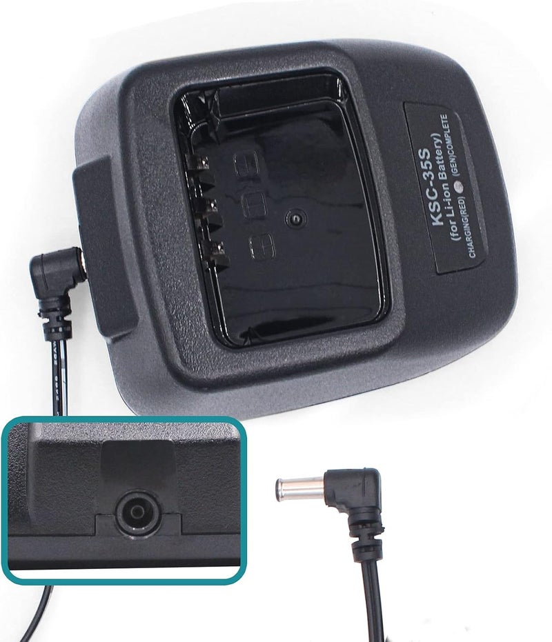 Accessoryway Replace KSC-35S Rapid Charger Compatible for Kenwood TK-3400 TK-2200LP TK-2300VP TK2400 TK-3200L TK-3302UK Radio Battery knb-45l knb-65l knb-63l - Image 3