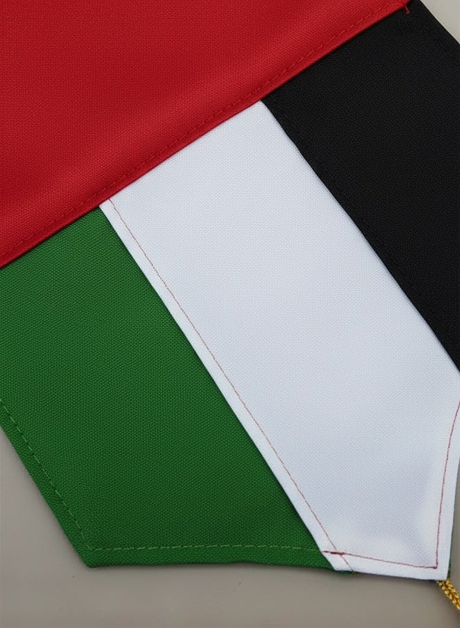 Eworld UAE National Day Flag Scarf – Patriotic Scarf for Men & Women | UAE Celebration Accessories - Image 4