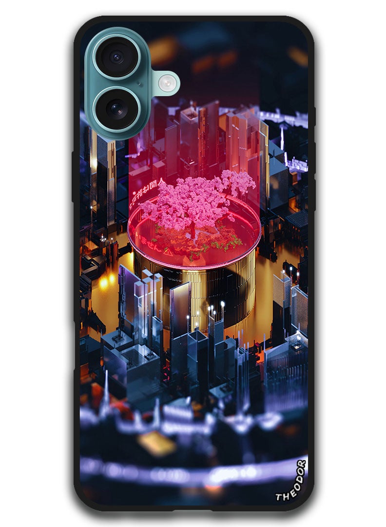 Theodor Protective Case Anti Scratch Shock Proof Bumper Cover For iPhone 16 Plus (6.7)-inch bonsai_tree_scheme - Image 1