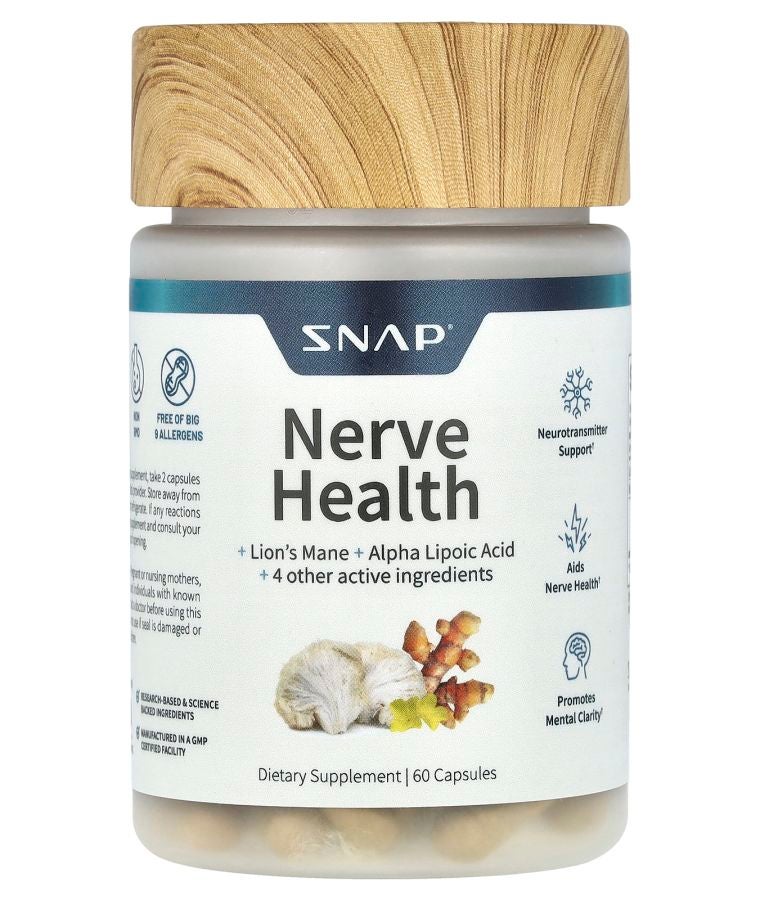 SNAP SUPPLEMENTS Nerve Health 60 Capsules