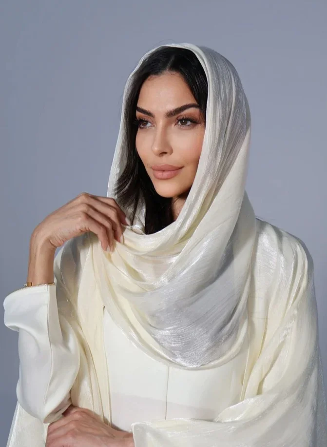 MAISON ARABELLE SHAWL ORGANZA CREAM