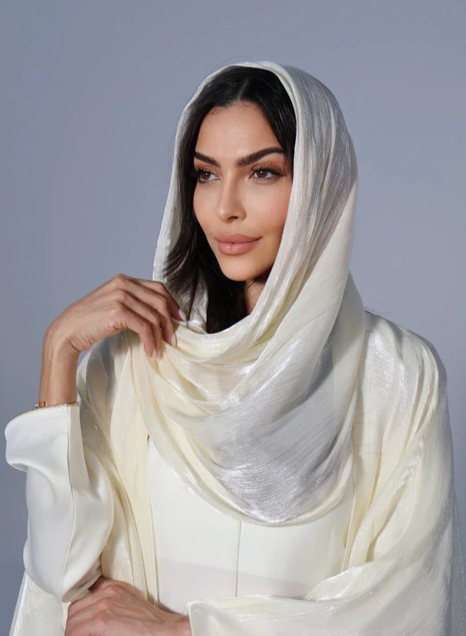 MAISON ARABELLE SHAWL ORGANZA CREAM *ONLY SHAWL*