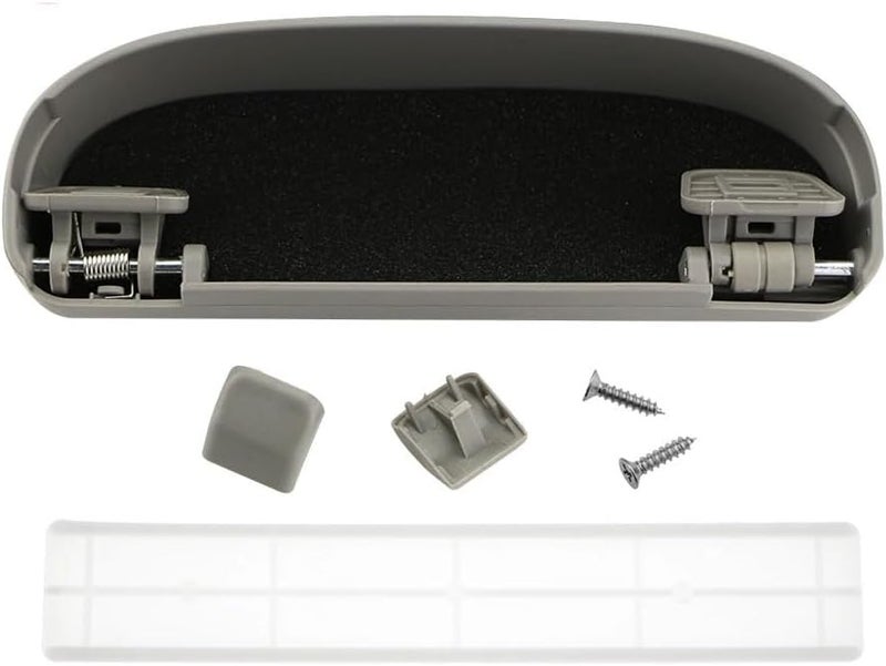 QASULER Car Sunglasses Holder - Gray - Image 2