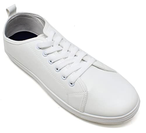 BCB Wear Flat Shoelaces 5/16" Wide Solid Colors Several Lengths For Sneakers and Shoes (White-27) - Image 3