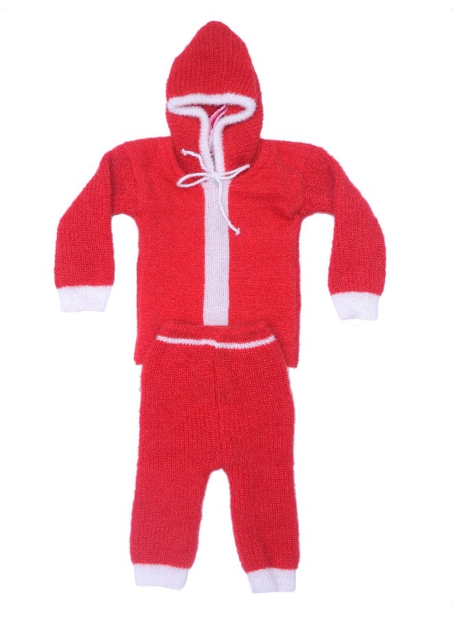 Honbon Full Sleeve Sweater/Hoodies with Pajami for Baby Boys or Girls (Age: 6-18 M) Infants Winter Wear Warm Clothing Sweater Set - Image 1