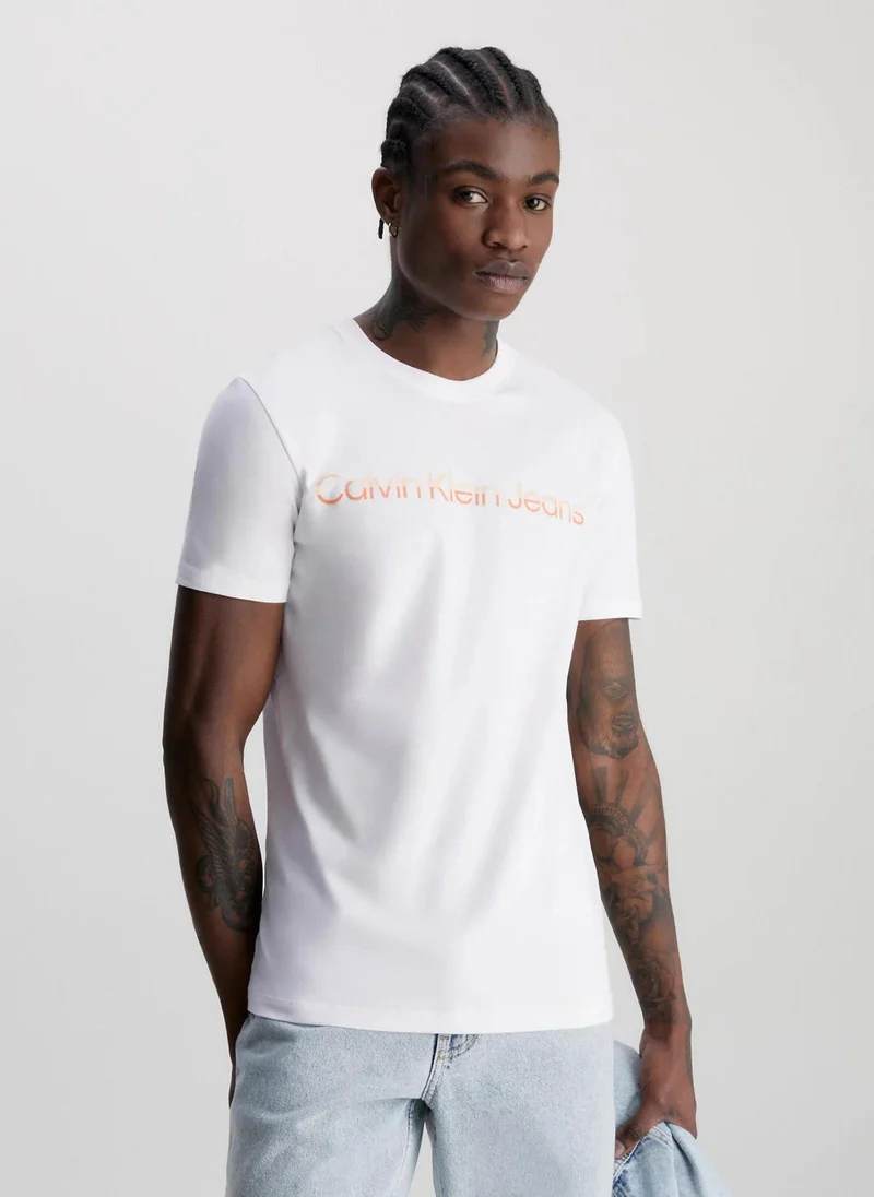 Calvin Klein Jeans Logo Crew Neck T-Shirt