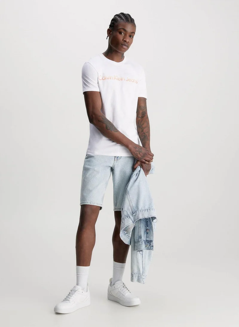 Calvin Klein Jeans Logo Crew Neck T-Shirt