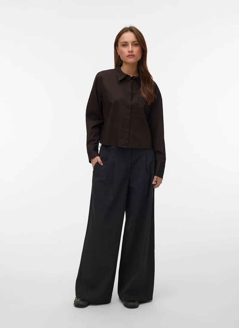 فيرو مودا VMMICHELLE Long Sleeve Short Shirt Woven