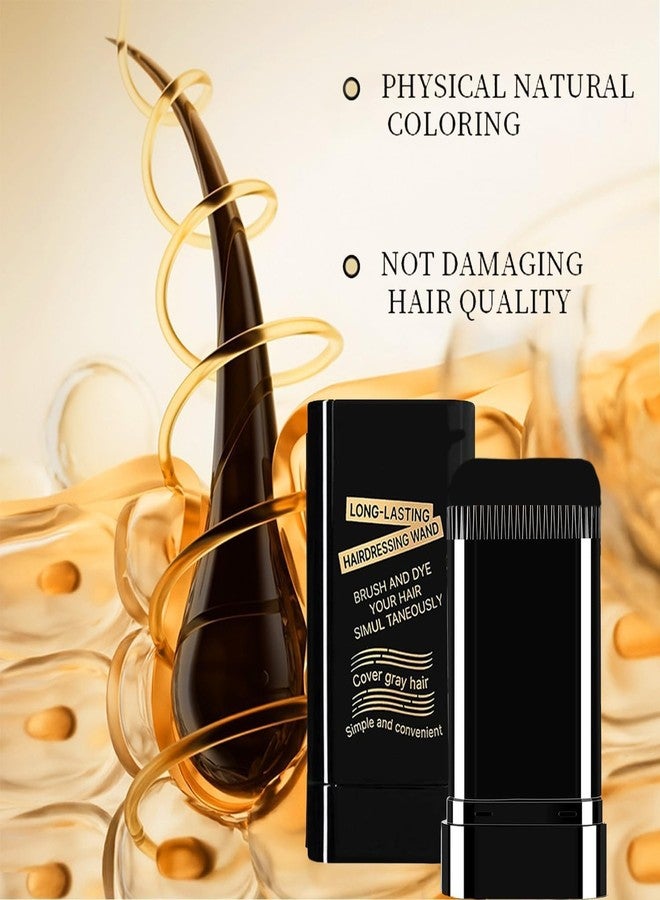 Keli Instant Hair Color Stick for Grey Coverage with Built-In Comb | Easy Root Touch Up Concealer, Waterproof & Sweatproof Temporary Hair Dye Stick for Men and Women (Natural Black, 20gm) - Image 4