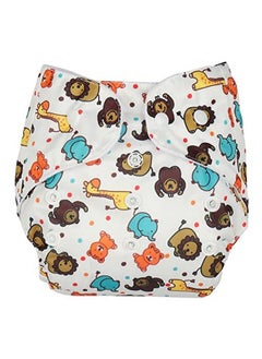 Chinmay Kids Combo Of Printed Cloth Diaper Reusable Washable Adjustable Snap Buttons Cloth Diaper For Babies (036 Months) With Wetfree Insert Pads (Pack Of 3) (Baby Pink Dark Blue White)  - Image 5