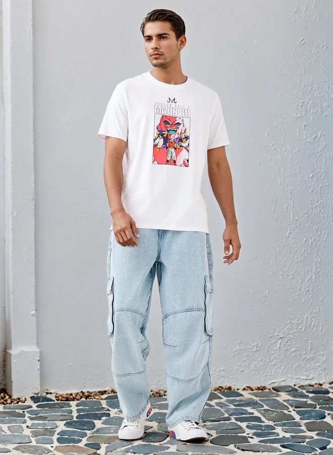 SP Characters Dragon Ball Z Graphic Print T-shirt