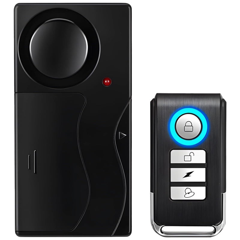 Wireless Car Alarm System 110 Db Vibration Sensor Easy Install Red Light - Image 2