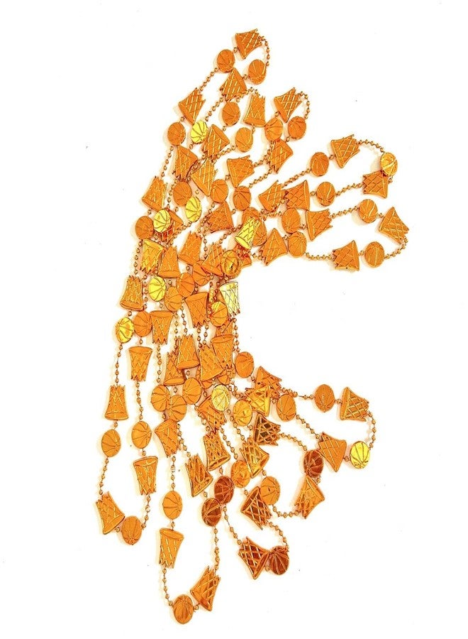 GZYSSL 12 Pcs Basketball Sport Theme Party Beads Necklaces Basketball Pendants Beads Necklace Sport Team Accessories Party Supplie - Image 4