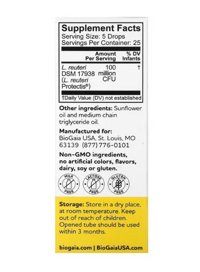 بيوجايا Protectis Baby Drops For Colic  Digestive Comfort 0.17 fl oz 5 ml - Image 2