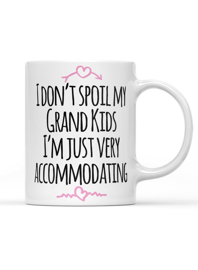 LIT Coffee Mug I don’t spoilWhite Mug Grand Children and Grand Parents Grand Ma gift from Grand kids - Image 1