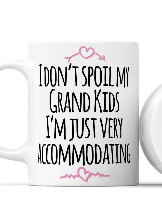 LIT Coffee Mug I don’t spoilWhite Mug Grand Children and Grand Parents Grand Ma gift from Grand kids - Image 2