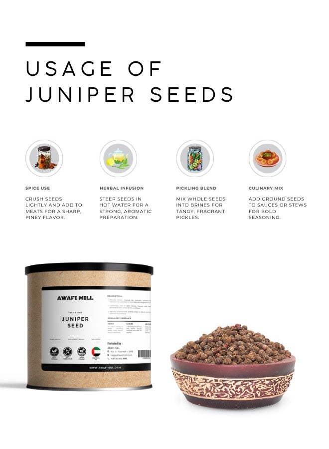 AWAFI MILL Juniper Seed (Juniper Berry Seed | 100 g | 3.5 Oz - Image 3