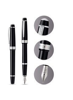 Cross Cross Bailey Light Polished Black Resin Fountain Pen  - Image 2