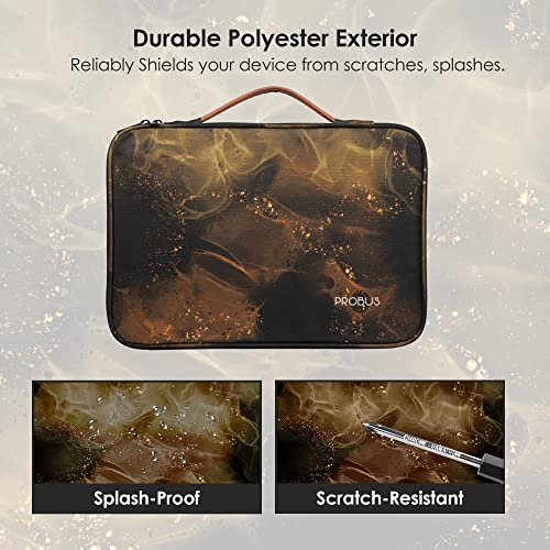 Probus Rust Galaxy Canvas Printed Laptop Sleeve Case Cover for Macbook/Laptop | Compatible with 13.3" Laptops - Image 3