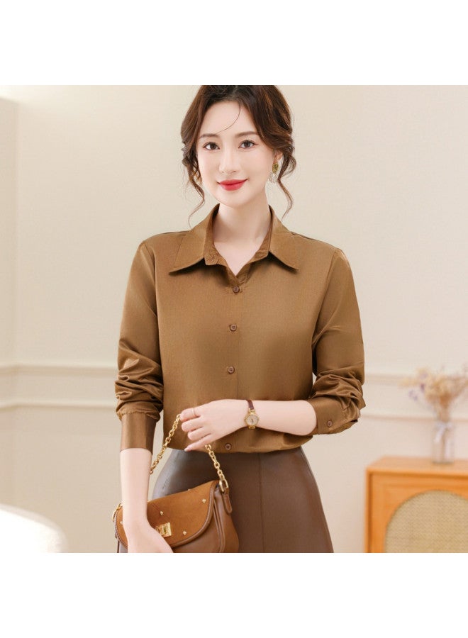 Hengyuanxiang Must-Have Inner Layer For Outerwearcollared Women'S Commuting Base Shirt - Image 2