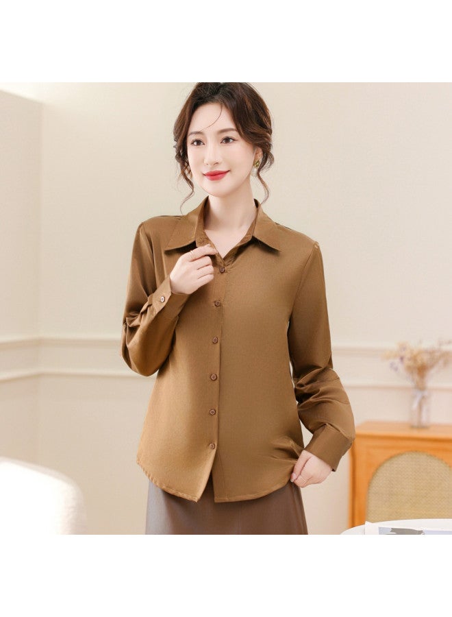 Hengyuanxiang Must-Have Inner Layer For Outerwearcollared Women'S Commuting Base Shirt - Image 3