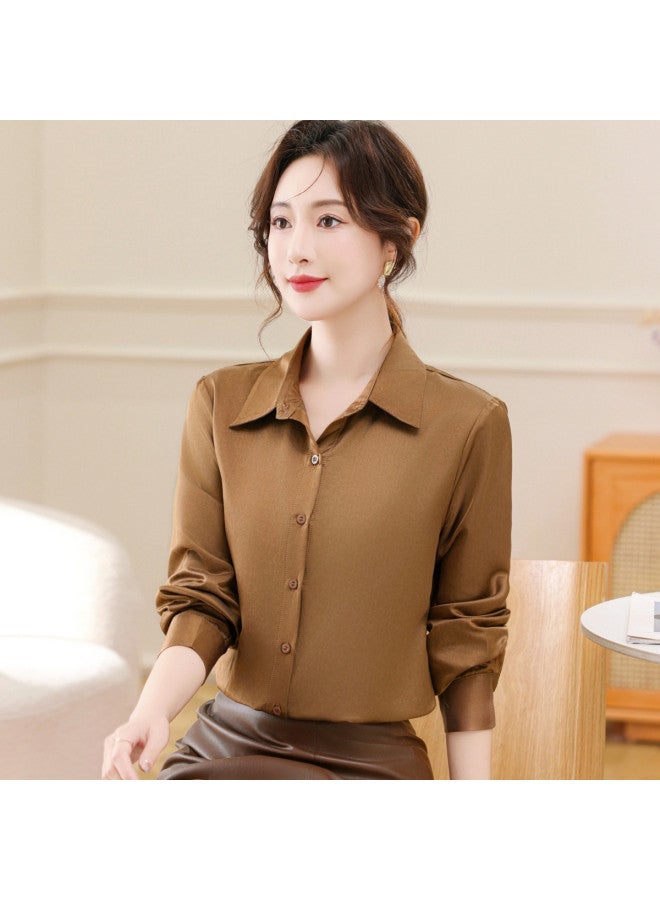 Hengyuanxiang Must-Have Inner Layer For Outerwearcollared Women'S Commuting Base Shirt - Image 4