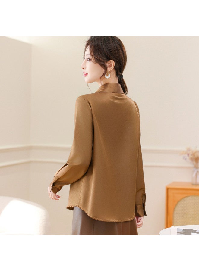 Hengyuanxiang Must-Have Inner Layer For Outerwearcollared Women'S Commuting Base Shirt - Image 5