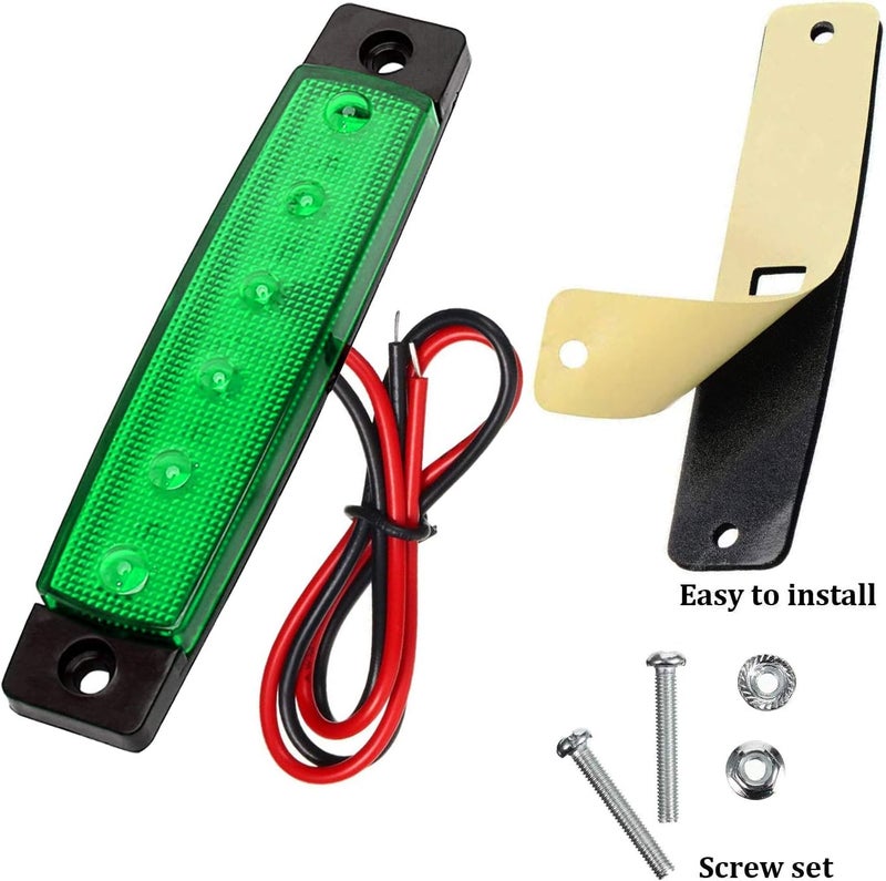KEING 10X Led Rock Lights, Strip Light, Wheel Well Light, Waterproof Exterior Interior Light, Led Underglow Kit for Golf Cart, Jeep Wrangler, RZR, Offroad, Truck, RV, UTV, ATV, Ford, Snowmobile (Green) - Image 3
