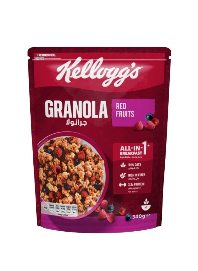 Granola Red Fruits 340g