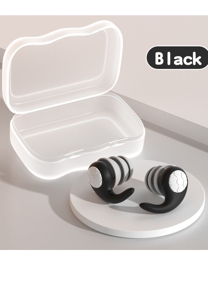 Generic Soundproof noise reduction earplugs silicone waterproof swimming dormitory anti-noise filter hearing protection sleeping earplugs - Image 4