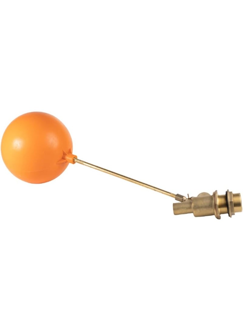 Fixer Brass Water Tank Float Valve – 1" & 3/4" Sizes | Anti-Leak Ball Valve for Cisterns, Ponds, and Aquariums - Image 1