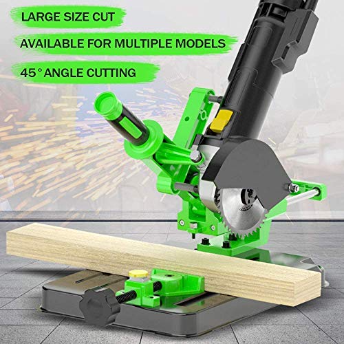 YWY Upgrade Angle Grinder stand Universal Bracket Polishing Machine Conversion Cutting Machine Multifunctional Desktop Pull Rod Angle Grinding Machine Stand for 100 115 125mm Angle Grinder - Image 5