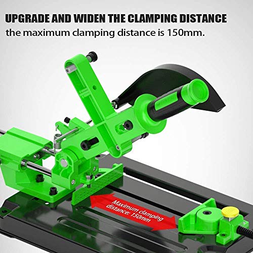 YWY Upgrade Angle Grinder stand Universal Bracket Polishing Machine Conversion Cutting Machine Multifunctional Desktop Pull Rod Angle Grinding Machine Stand for 100 115 125mm Angle Grinder - Image 3