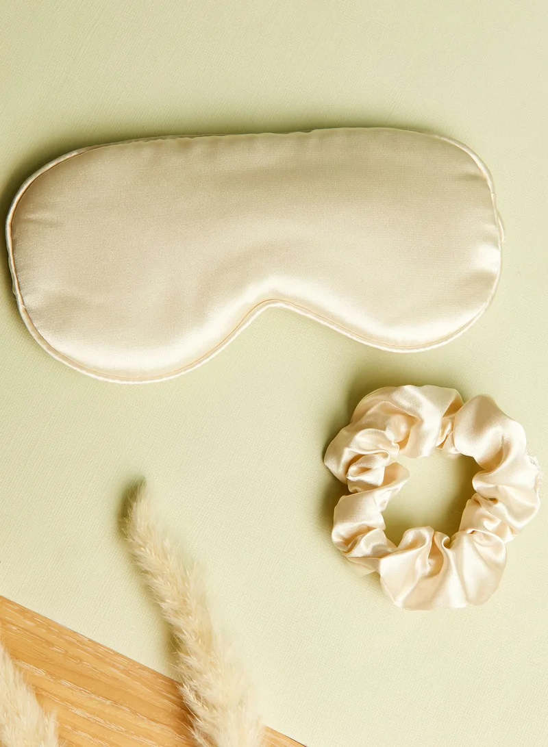 Noire Edit Silky Sleep Mask & Hair Band Set