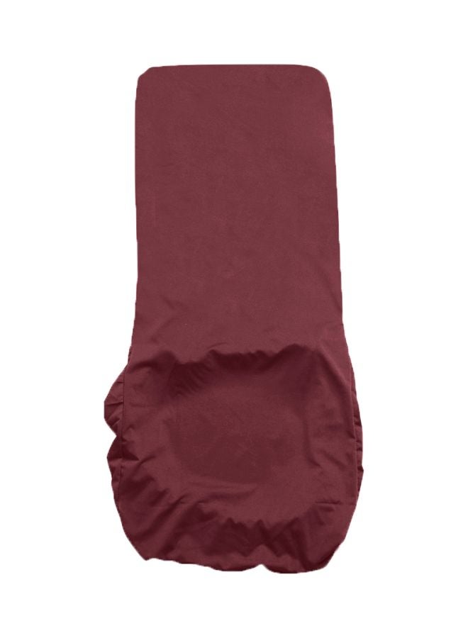 NIBEMINENT 4-Piece Decorative Chair Cover Set Wine red 12x12x2cm - Image 1