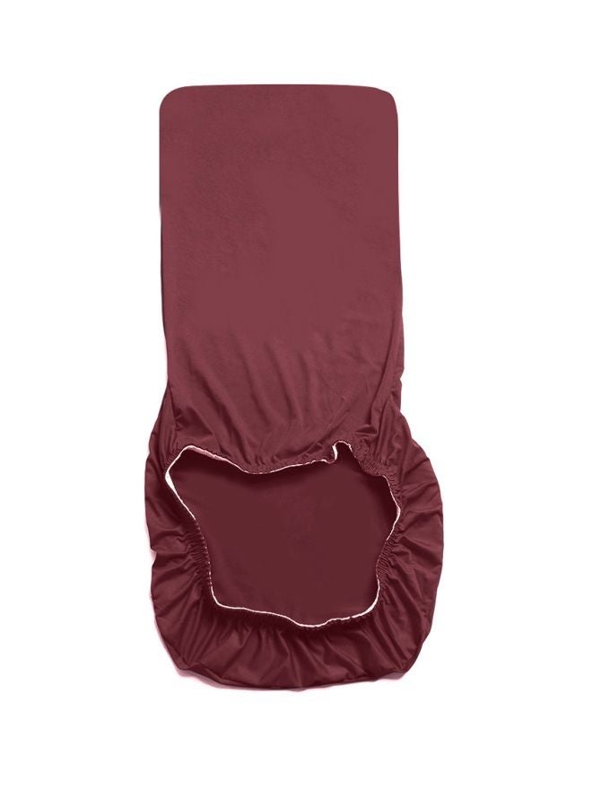 NIBEMINENT 4-Piece Decorative Chair Cover Set Wine red 12x12x2cm - Image 2