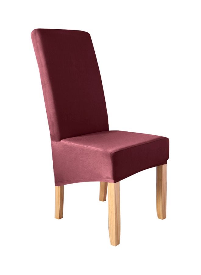 NIBEMINENT 4-Piece Decorative Chair Cover Set Wine red 12x12x2cm - Image 3