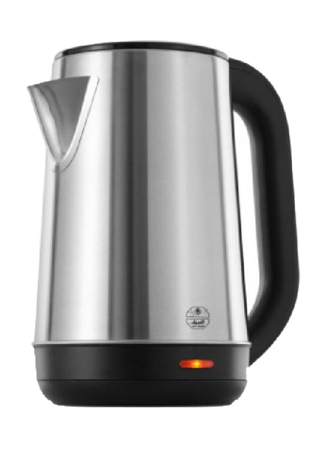 Alsaif Electric Water Kettle 2 L 2200 W E03223 Black/Silver - Image 1