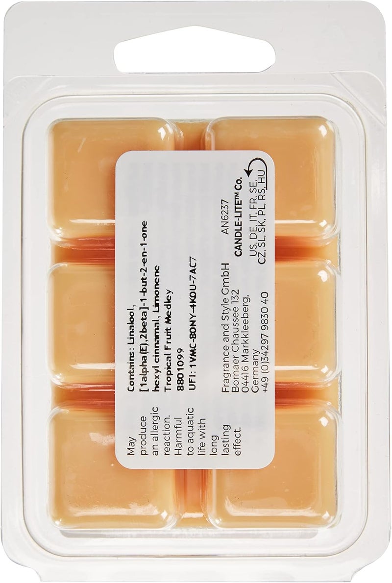 CANDLE-LITE Candle Lite Wax Cubes Tropical Fruit Medley Scented Candle, 56 G - Image 2