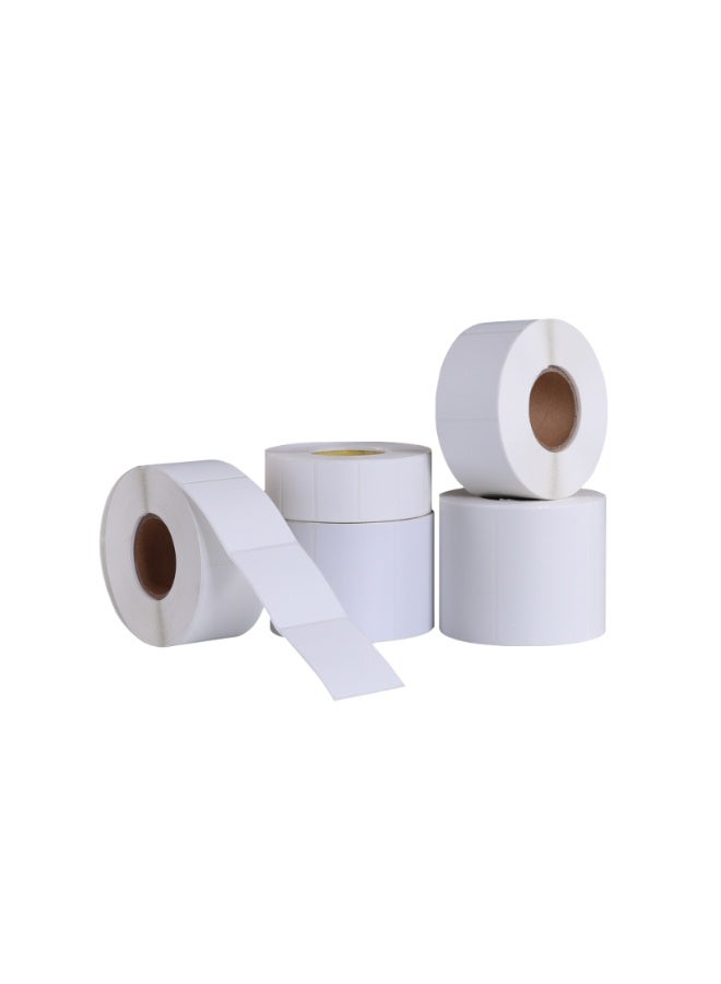 Kalon Direct Thermal Label Rolls 40x30 mm 1000 stickers– White Adhesive Printer Stickers for Shipping, Barcode, and Warehouse Use, Compatible with Zebra & Rollo Printers - Image 2