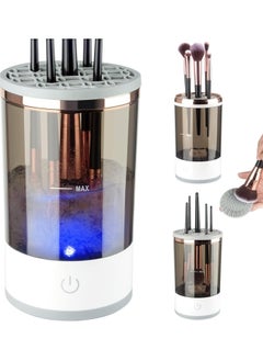 LIXES Electric Makeup Brush Cleaner Machine, Automatic Cosmetic Brush Cleaning Tool, Professional Beauty Device  - Image 1