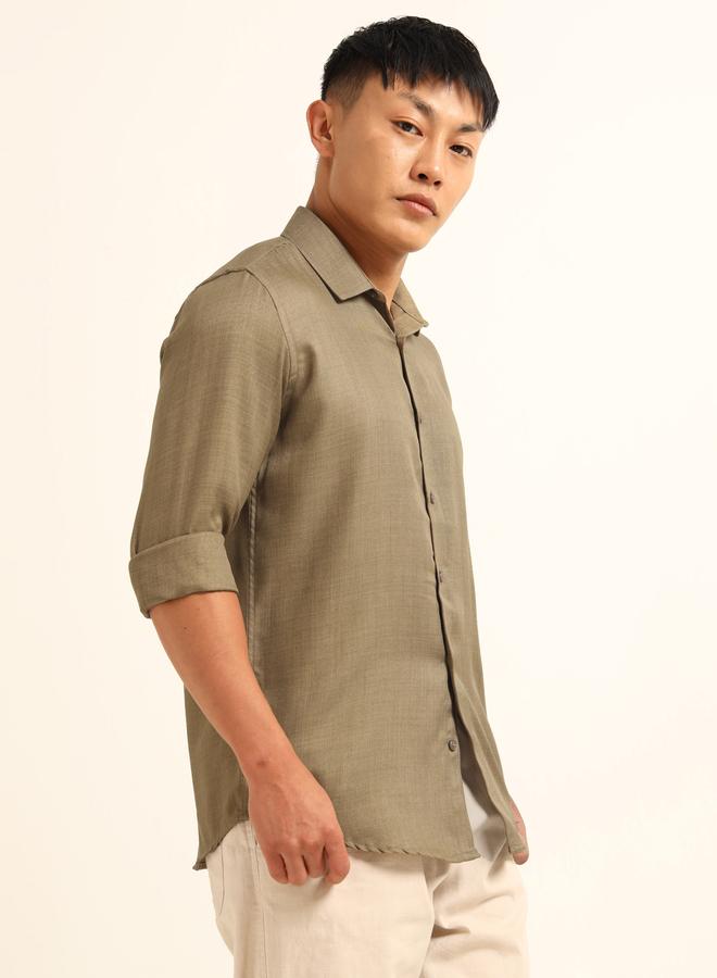 بوشيرت قميص كاجوال كلاسيك بأكمام طويلة - Image 3