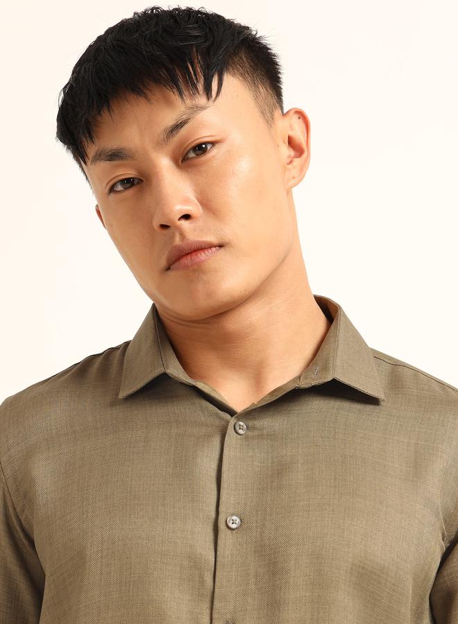 بوشيرت قميص كاجوال كلاسيك بأكمام طويلة - Image 5