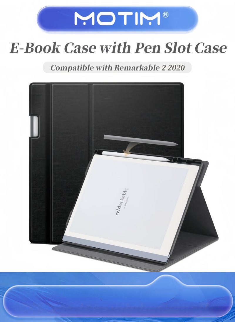 Motim E-Book Case for 10.3-inch Remarkable 2 (2020) Multi-Angle Adjustable with Pen Slot - Image 1