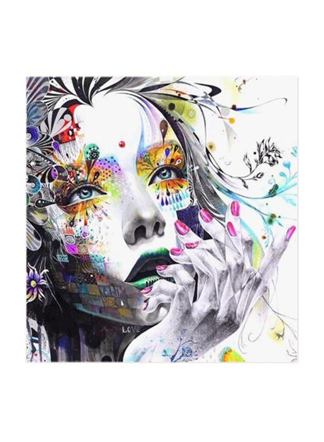 RYN Love MDF Wall Art Multicolour 30x30centimeter - Image 1