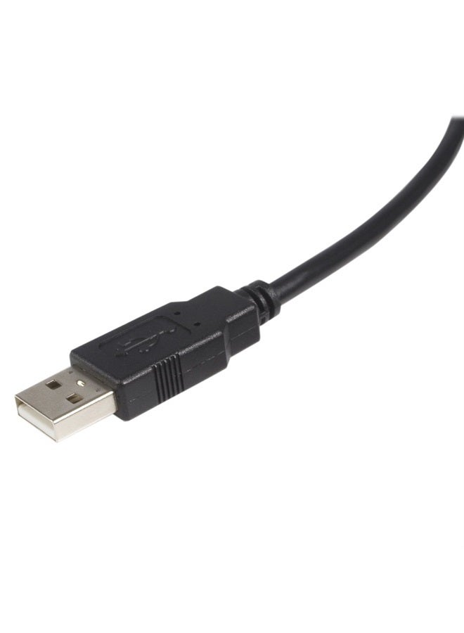 StarTech .com 6 ft. (1.8 m) USB Printer Cable - USB 2.0 A to B - Printer Cable - Black - USB A to B (USB2HAB6)
