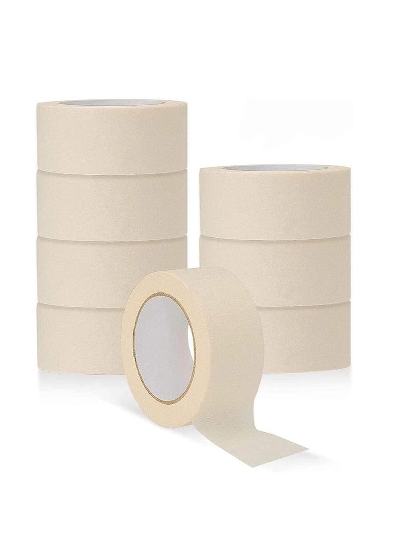 Libra Libra Heavy Duty Masking Tape (Ivory,2in x 20 Yard) Pack of 24  - Image 1